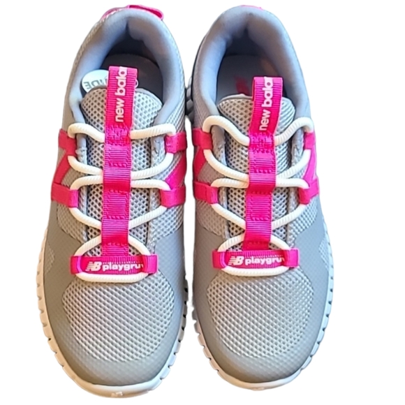 New Balance Other - NEW BALANCE GIRLS PINK AND GRAY SIGNATURE ATHLETIC SHOES SIZE 7
